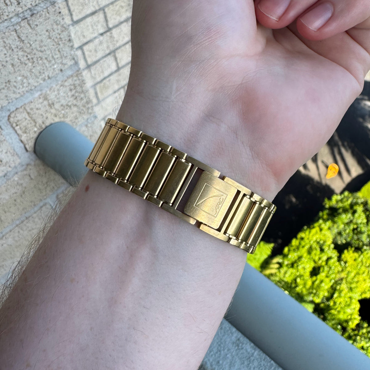 Seiko ARC ultra-thin gold dress watch 7320-6460, view 7