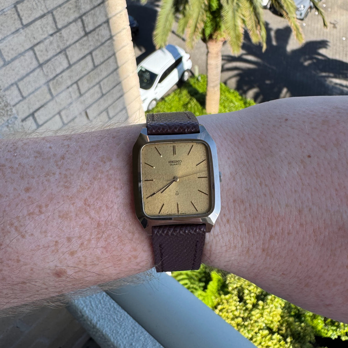 Seiko Dolce NSAG gold dress watch 5931-5260, view 6