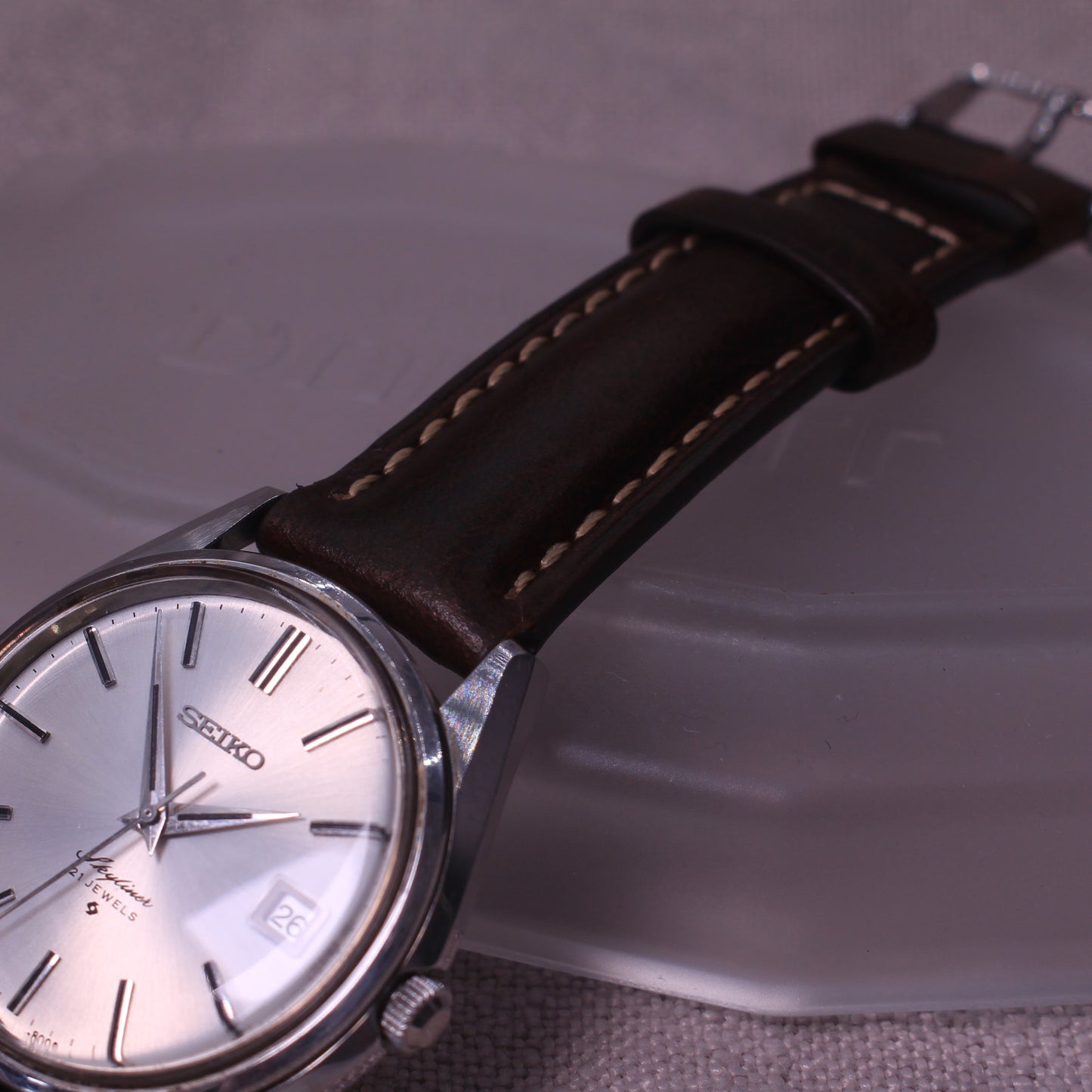 Vintage Seiko Skyliner Manual Wind Mens Watch - 6102-8000 - 1973