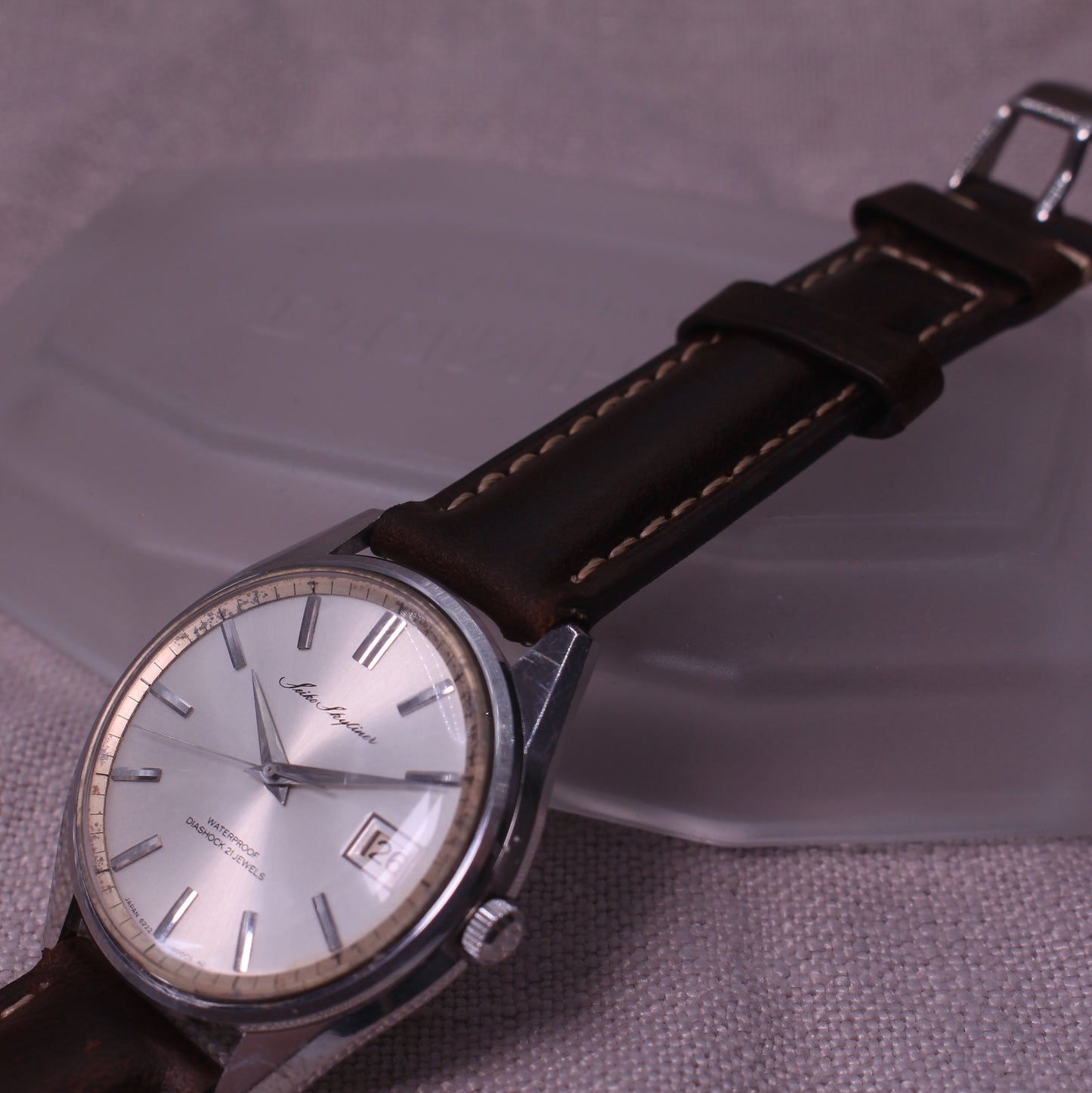 Vintage Seiko Skyliner Manual Wind Mens Watch - 6222-8000 - 1967