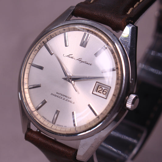 Vintage Seiko Skyliner Manual Wind Mens Watch - 6222-8000 - 1967