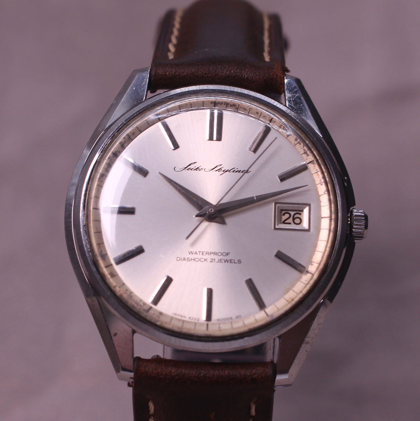 Vintage Seiko Skyliner Manual Wind Mens Watch - 6222-8000 - 1967