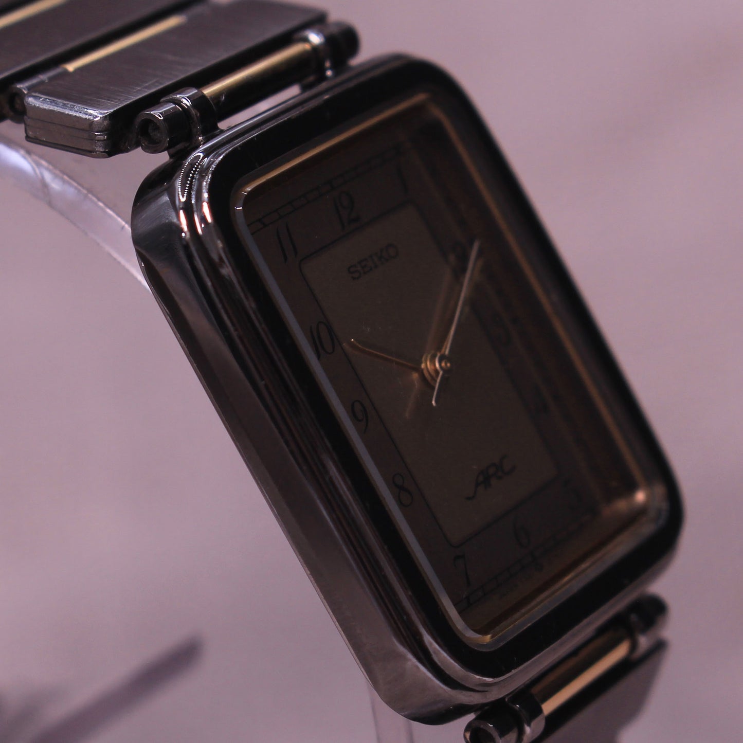 Vintage Seiko ARC Ultra-Slim Tank Mens Watch - 7321-5850 - 1985