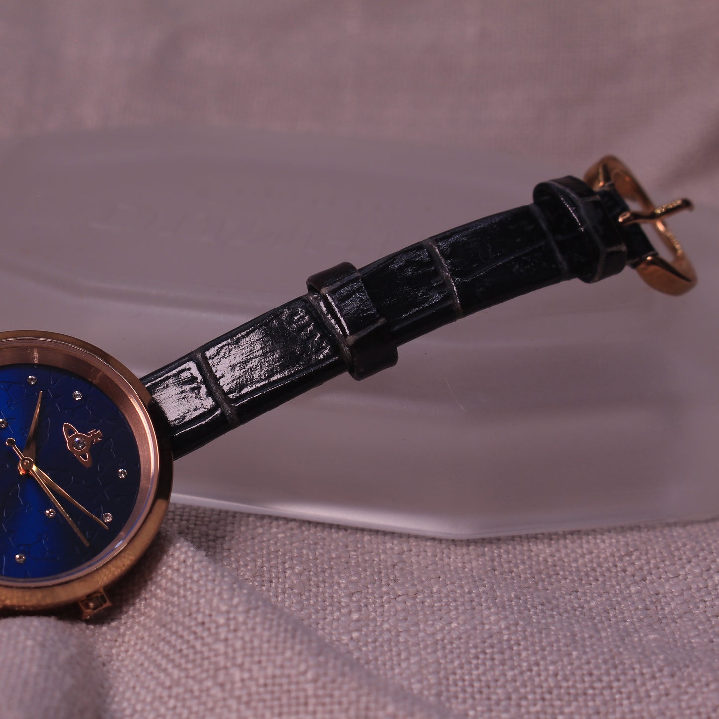 Vivienne Westwood Ladies Watch - Blue Orb Dial - Swiss Movement - Charm Watch