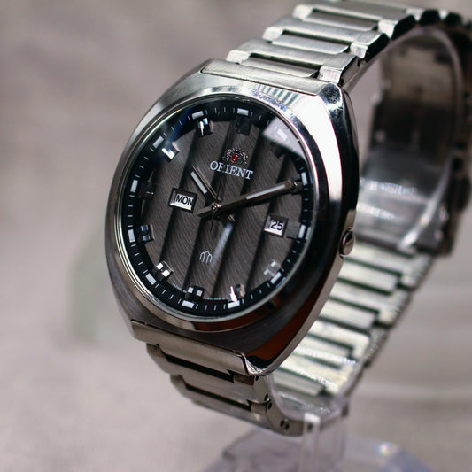 Orient Textured Dial Bracelet Mens Watch - UG1U-C0-B
