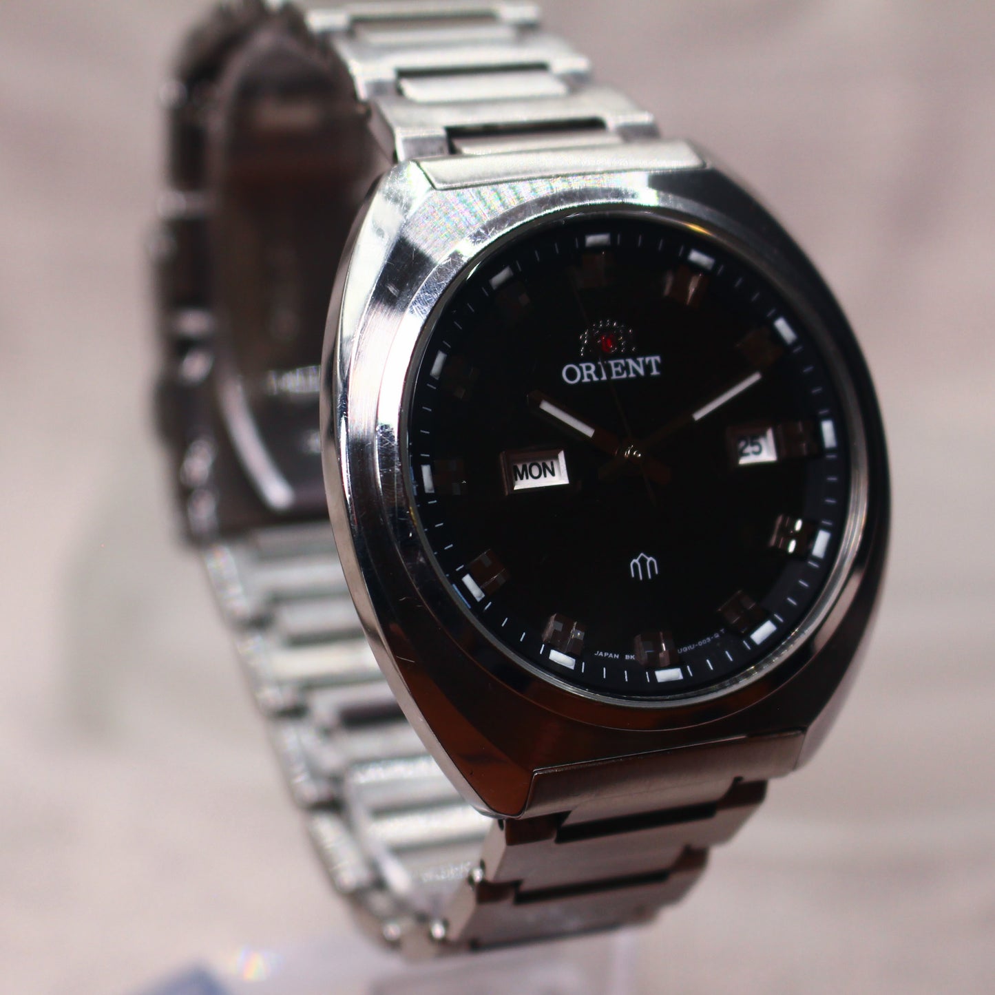 Orient Textured Dial Bracelet Mens Watch - UG1U-C0-B