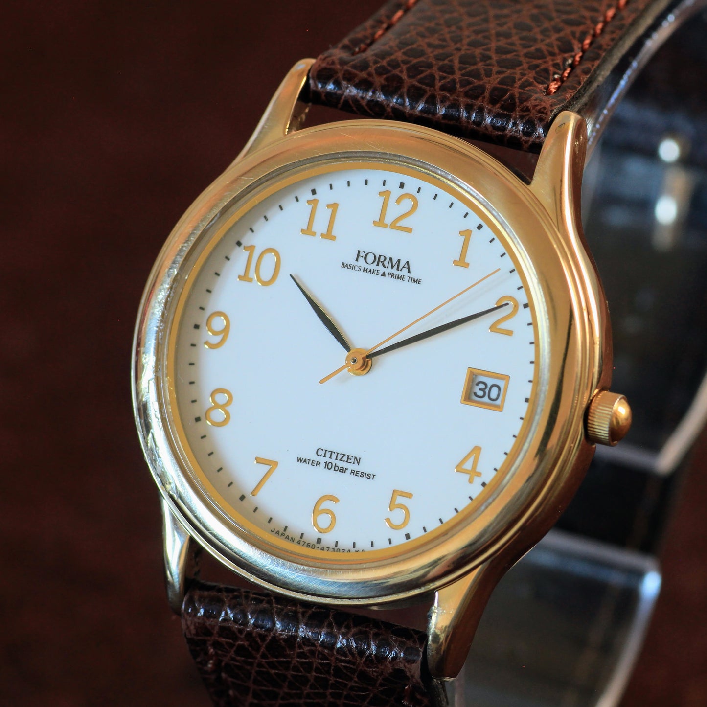 Citizen-Made Forma Mens Dress Watch, Classic Gold Tone - 4762-A71038