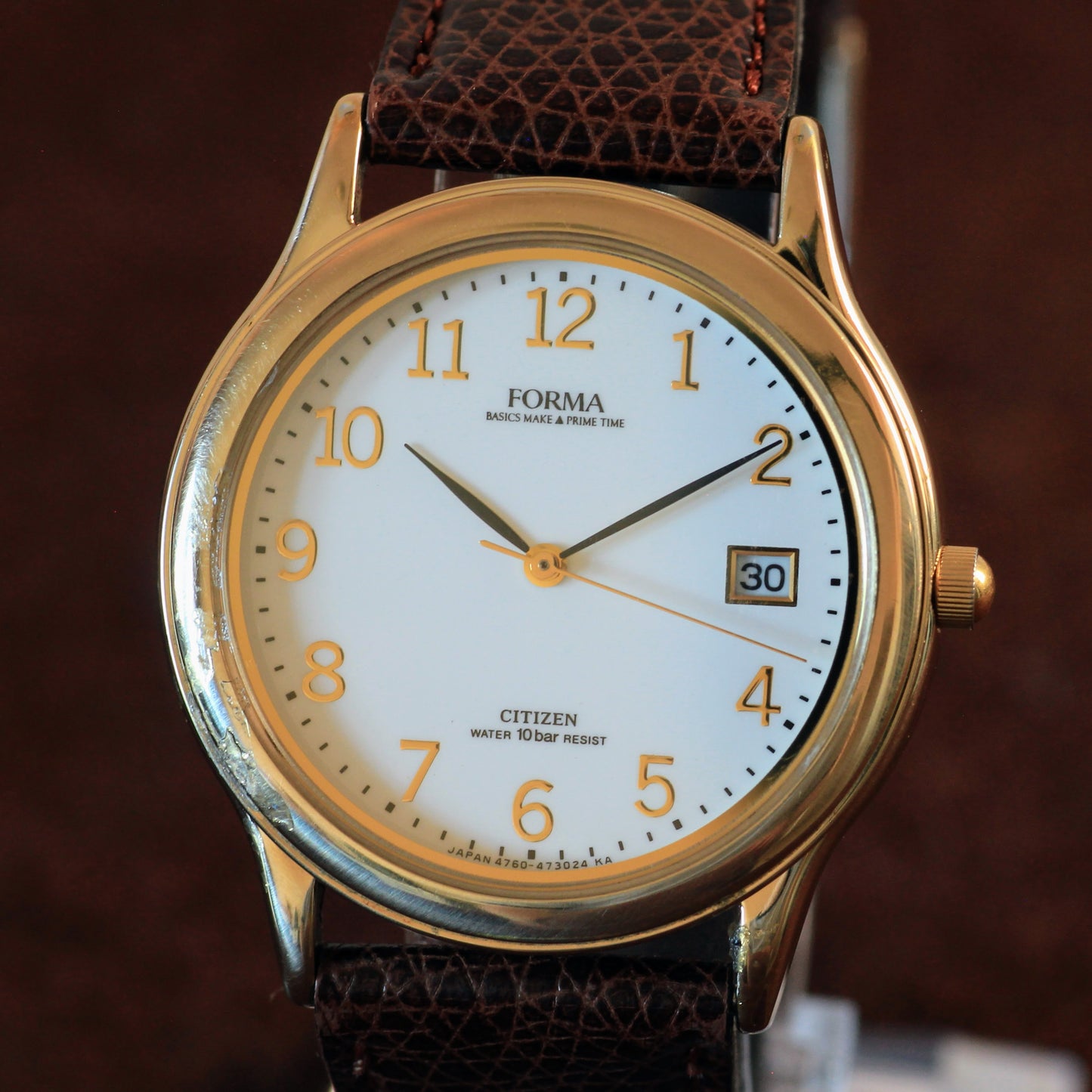 Citizen-Made Forma Mens Dress Watch, Classic Gold Tone - 4762-A71038