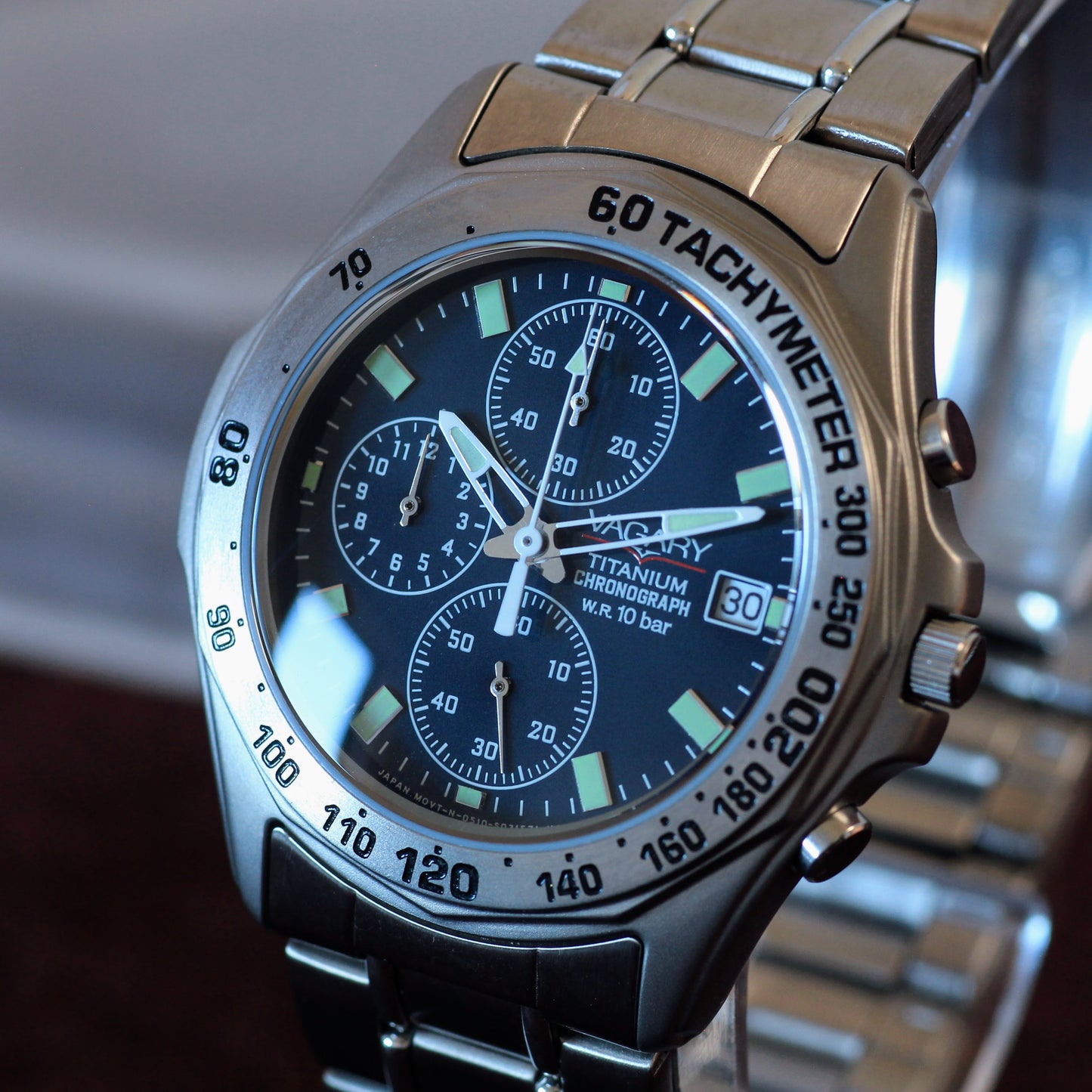 Neo-vintage Vagary Titanium Mens Chronograph - Citizen Owned, 2005