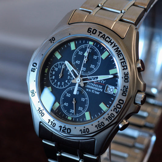 Neo-vintage Vagary Titanium Mens Chronograph - Citizen Owned, 2005