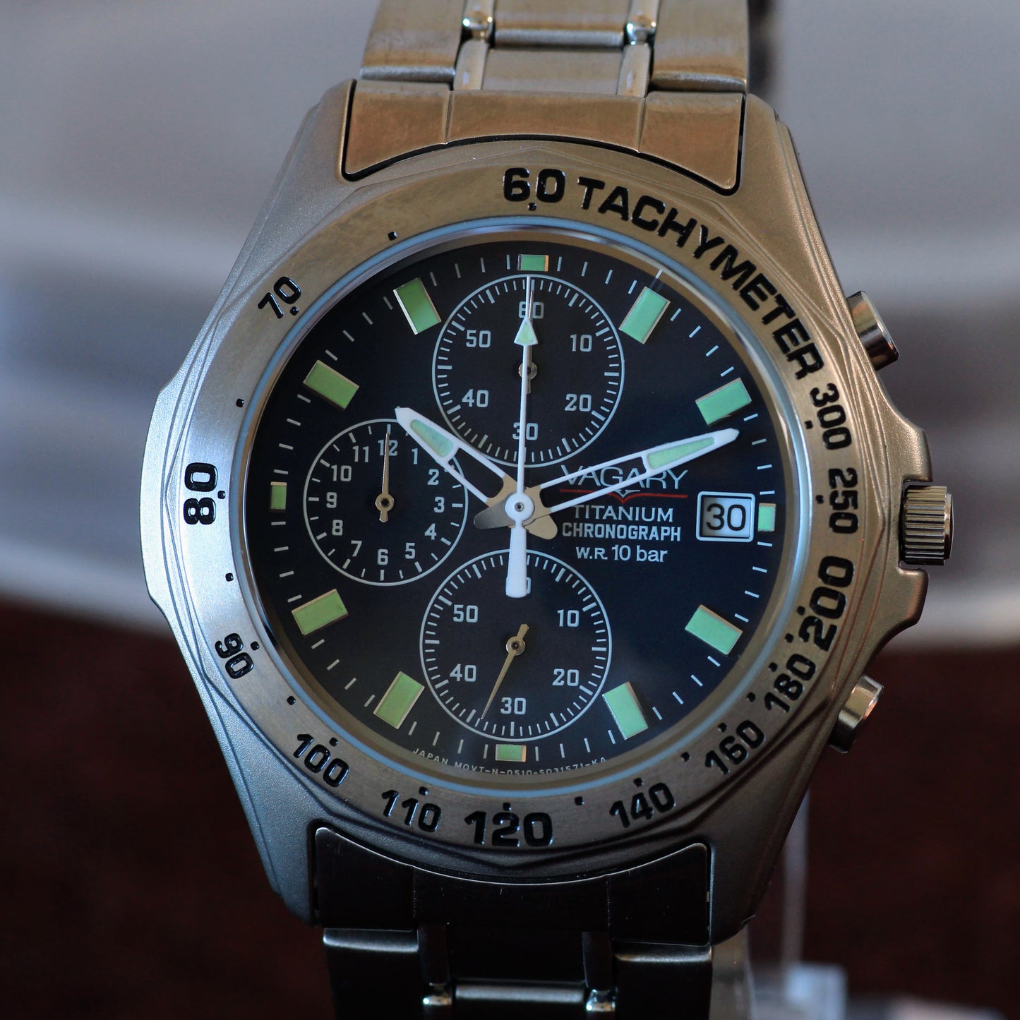 Neo-vintage Vagary Titanium Mens Chronograph - Citizen Owned, 2005