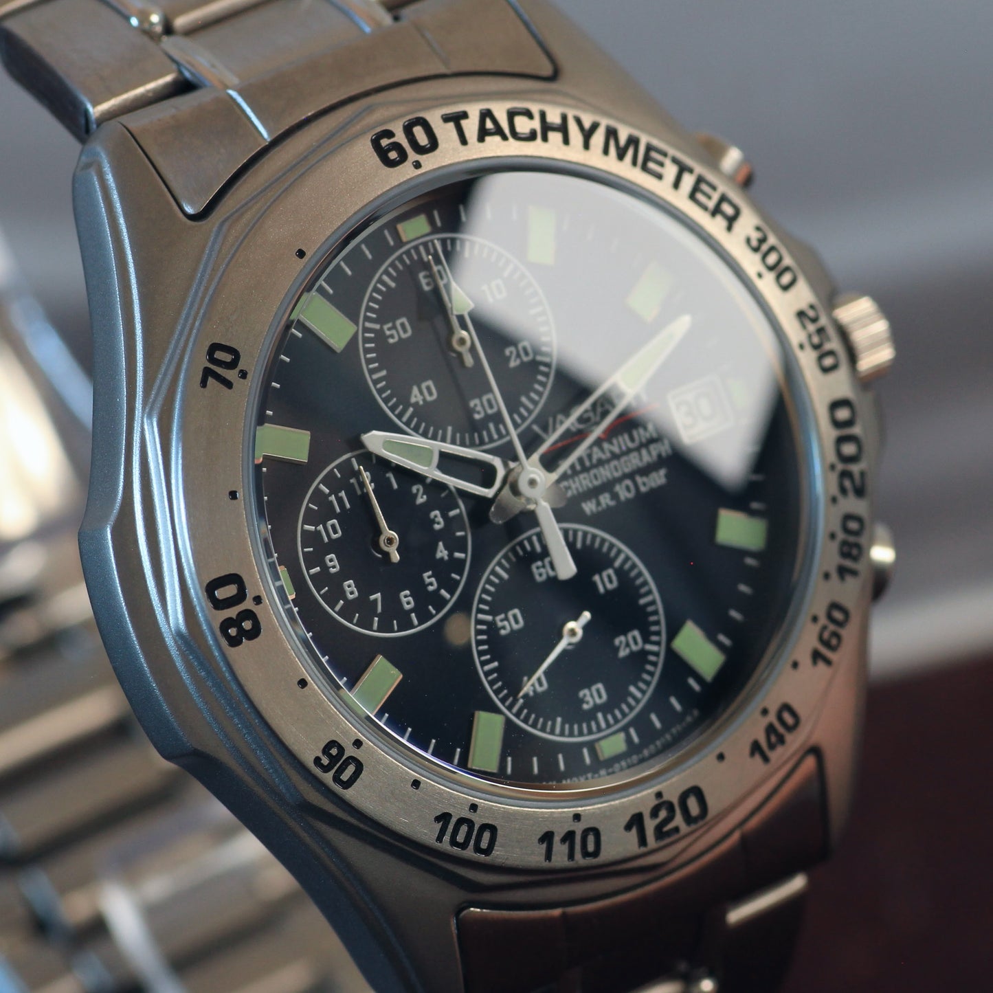 Neo-vintage Vagary Titanium Mens Chronograph - Citizen Owned, 2005