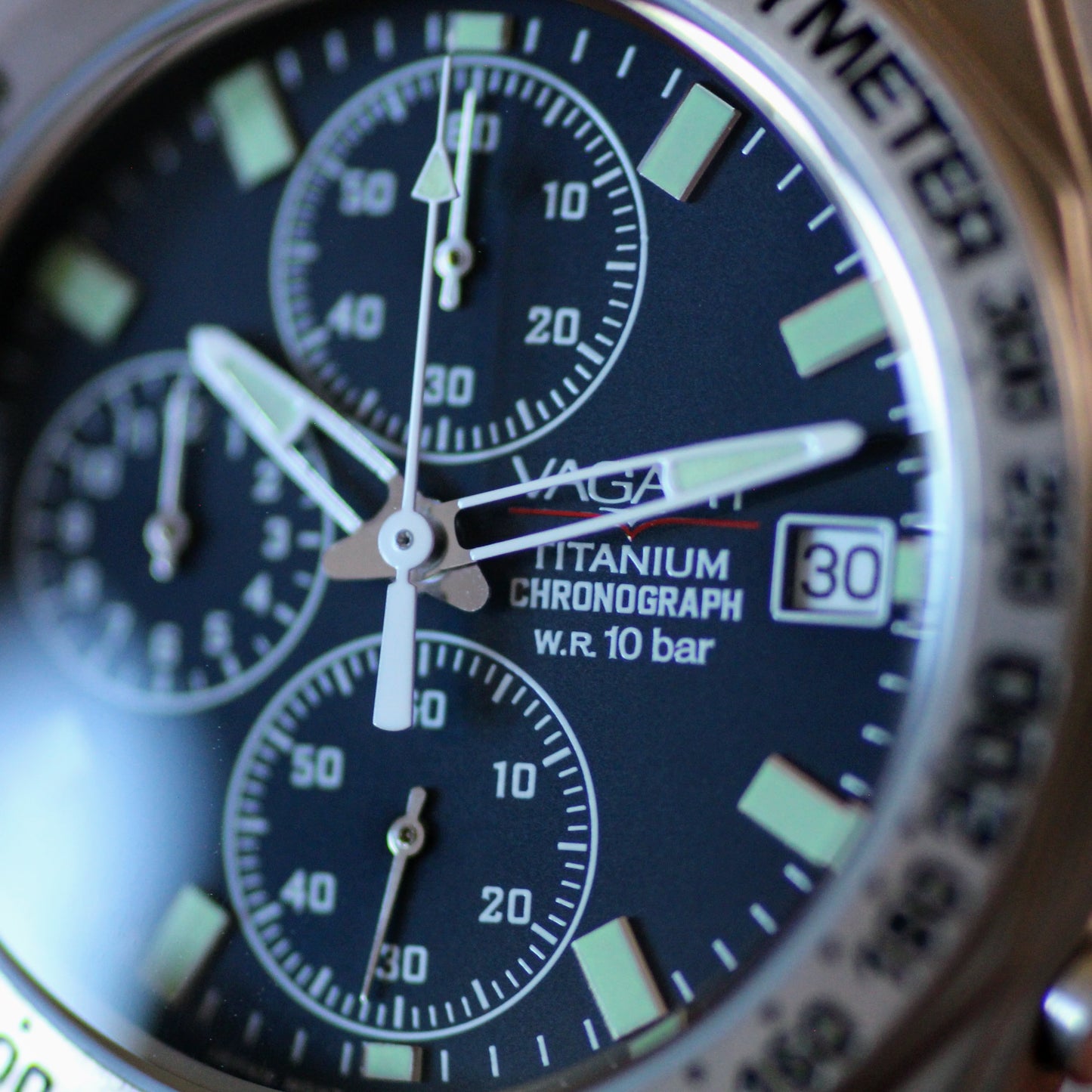 Neo-vintage Vagary Titanium Mens Chronograph - Citizen Owned, 2005