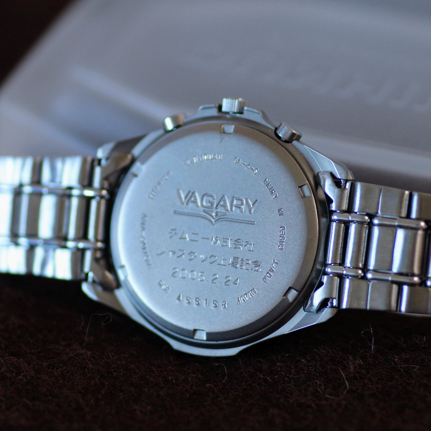 Neo-vintage Vagary Titanium Mens Chronograph - Citizen Owned, 2005