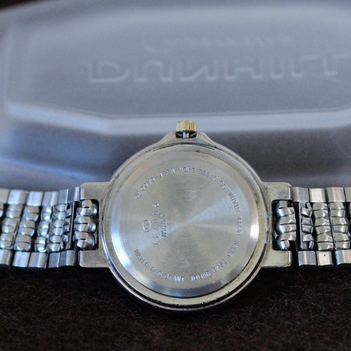 Neo-vintage Alba Two-Tone Mens Dress Watch, Day/Night Dial - V33F-6A9O