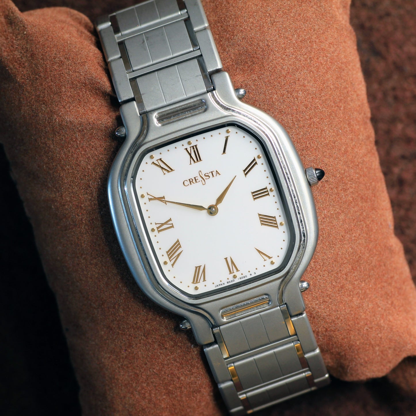 Vintage Seiko Cressta Rare JDM Mens Dress Watch - 8N20-5020, 1994