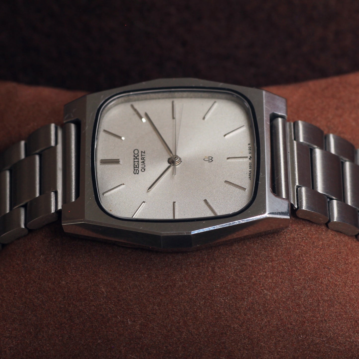 Vintage Seiko Quartz Cushion Mens Dress Watch - 5931-5140 - 1979