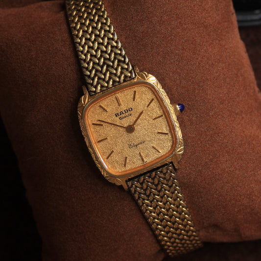 Vintage Swiss Rado Elegance Quartz Womens Watch - 133.9001.2