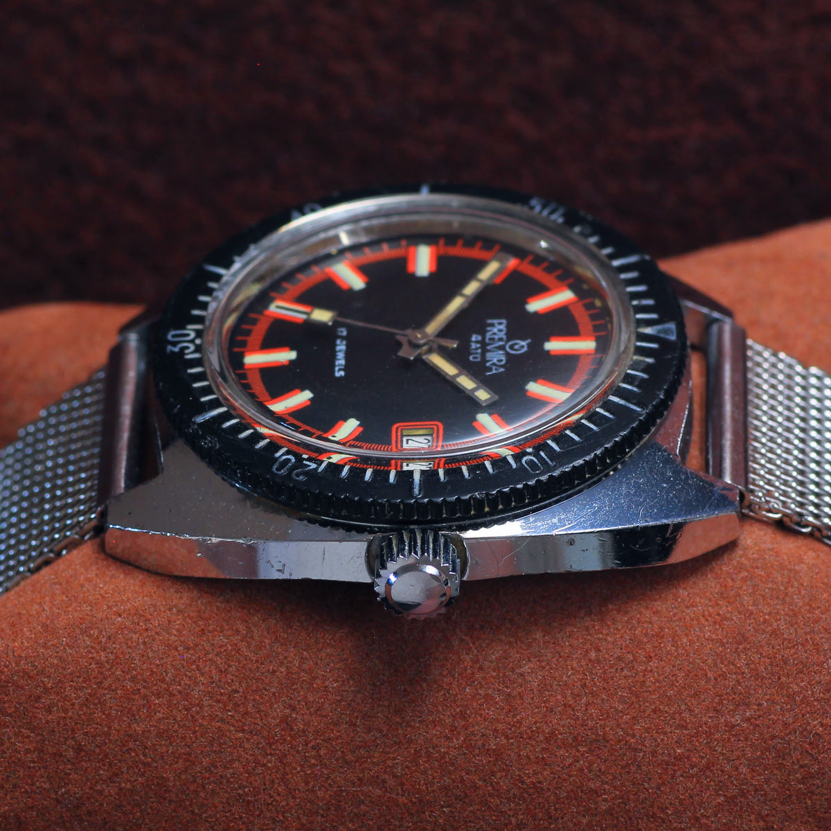 Vintage Premira 4 ATÜ Mens Skin Dive Watch - Manual Wind