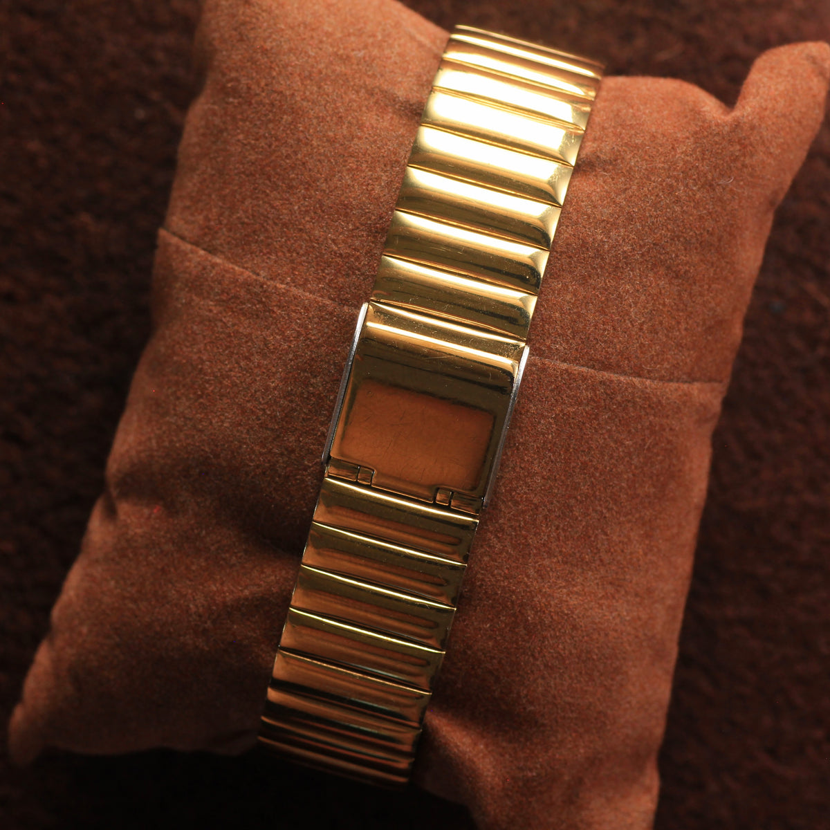 Vintage Seiko Quartz Gold Tank Mens Dress Watch - 8Y21-512A - 1989