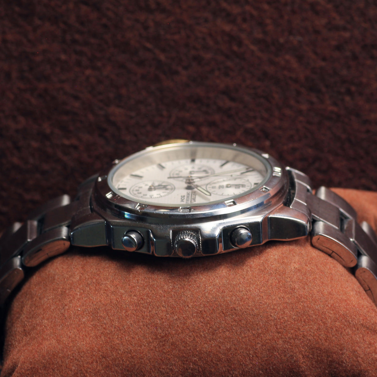 Neo-Vintage Seiko Chronograph 50M Mens Watch - 7T92-0CA0 - 1996