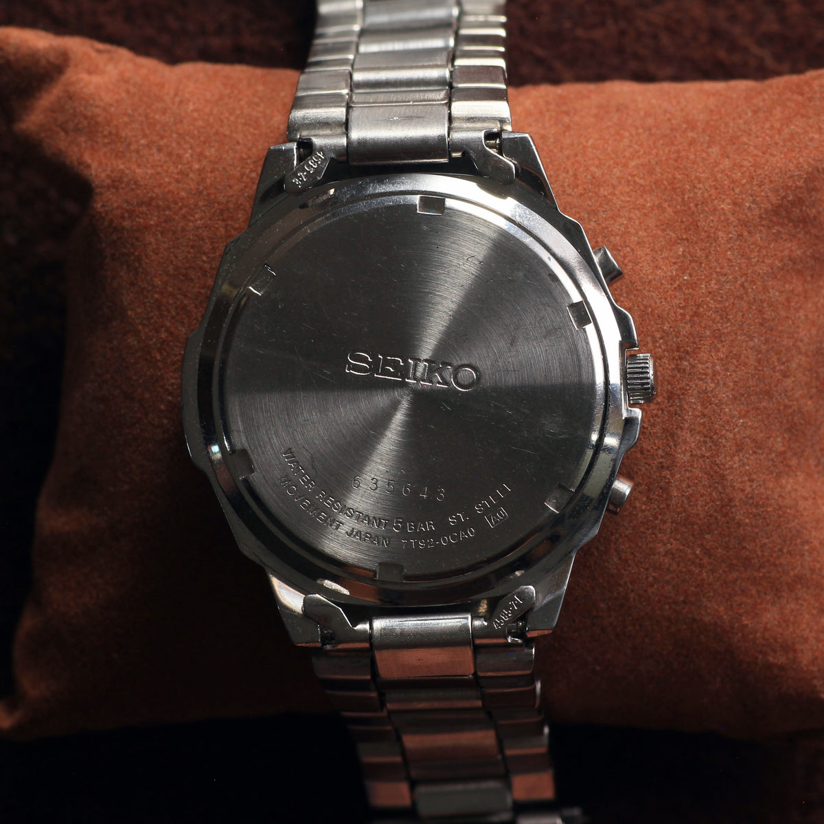Neo-Vintage Seiko Chronograph 50M Mens Watch - 7T92-0CA0 - 1996