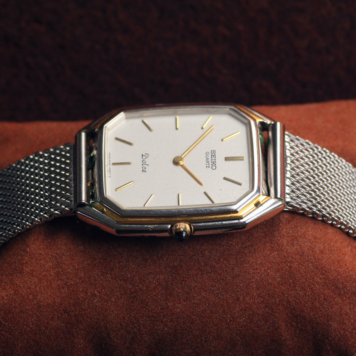 Vintage Seiko Dolce Cushion Mens Watch - 6020-5930 - 1981