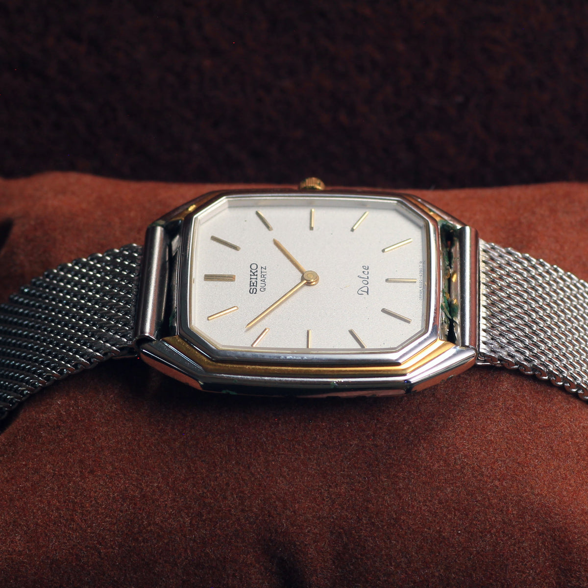 Vintage Seiko Dolce Cushion Mens Watch - 6020-5930 - 1981