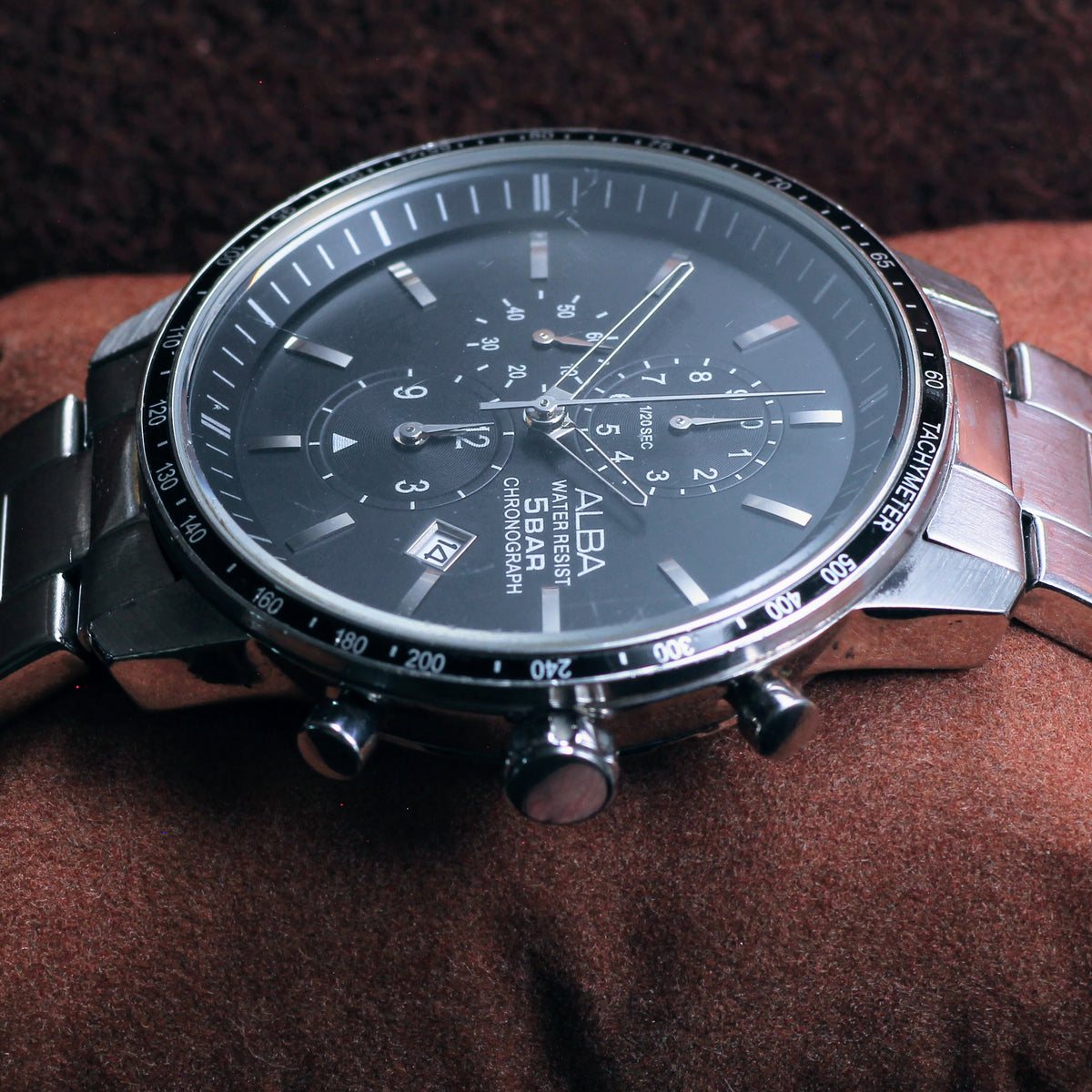 Vintage Alba by Seiko Chronograph Mens Watch - YM92-X107 - 1998