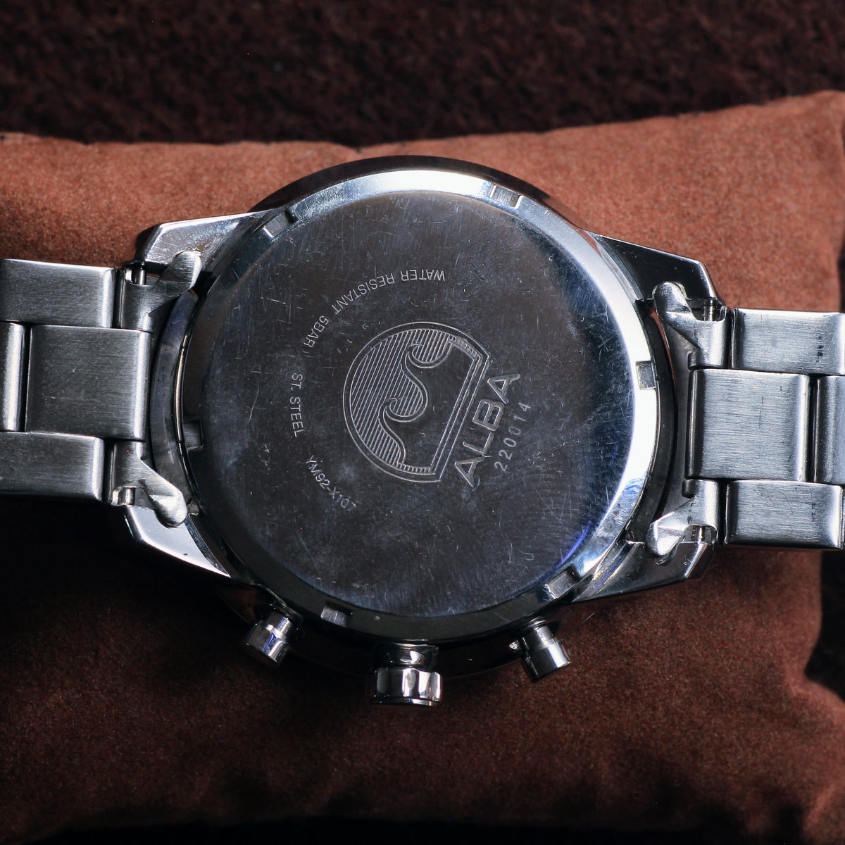 Vintage Alba by Seiko Chronograph Mens Watch - YM92-X107 - 1998