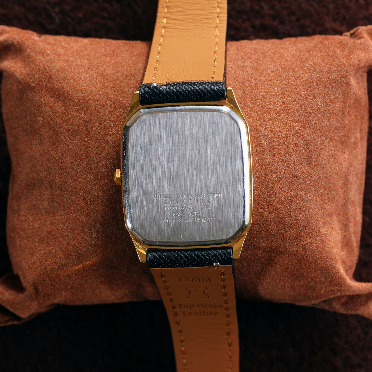 Vintage Citizen Forma Gold Tank Mens Dress Watch - 6031-G29436 - 1990