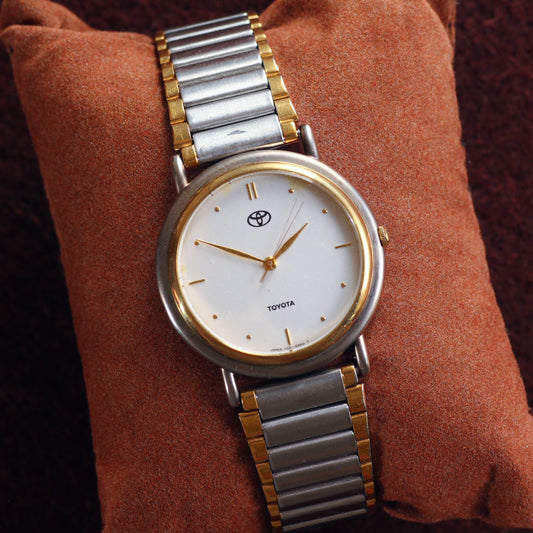 Vintage Toyota Corporate Quartz Mens Dress Watch - V321-6020 - 1993