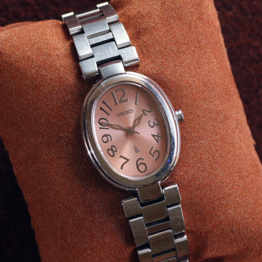 Vintage Seiko Lukia Pink Dial Womens Watch - 1N01-0ET0 - 2004