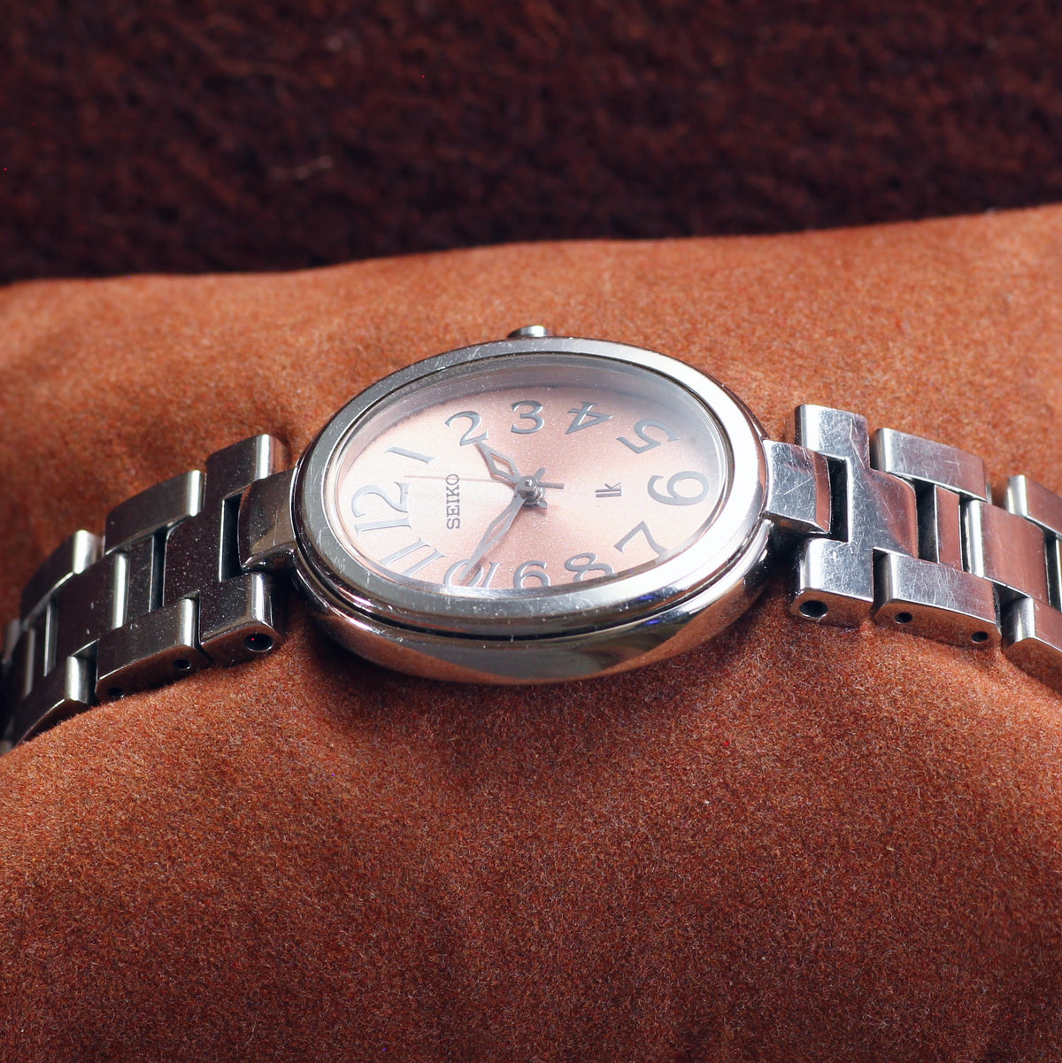 Vintage Seiko Lukia Pink Dial Womens Watch - 1N01-0ET0 - 2004