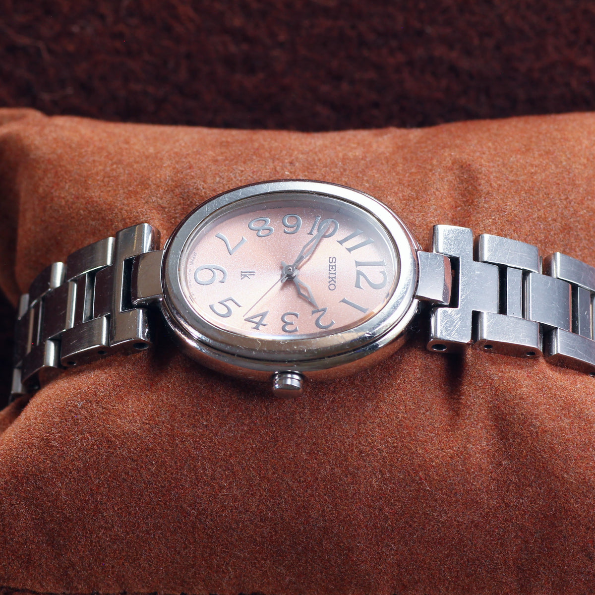Vintage Seiko Lukia Pink Dial Womens Watch - 1N01-0ET0 - 2004