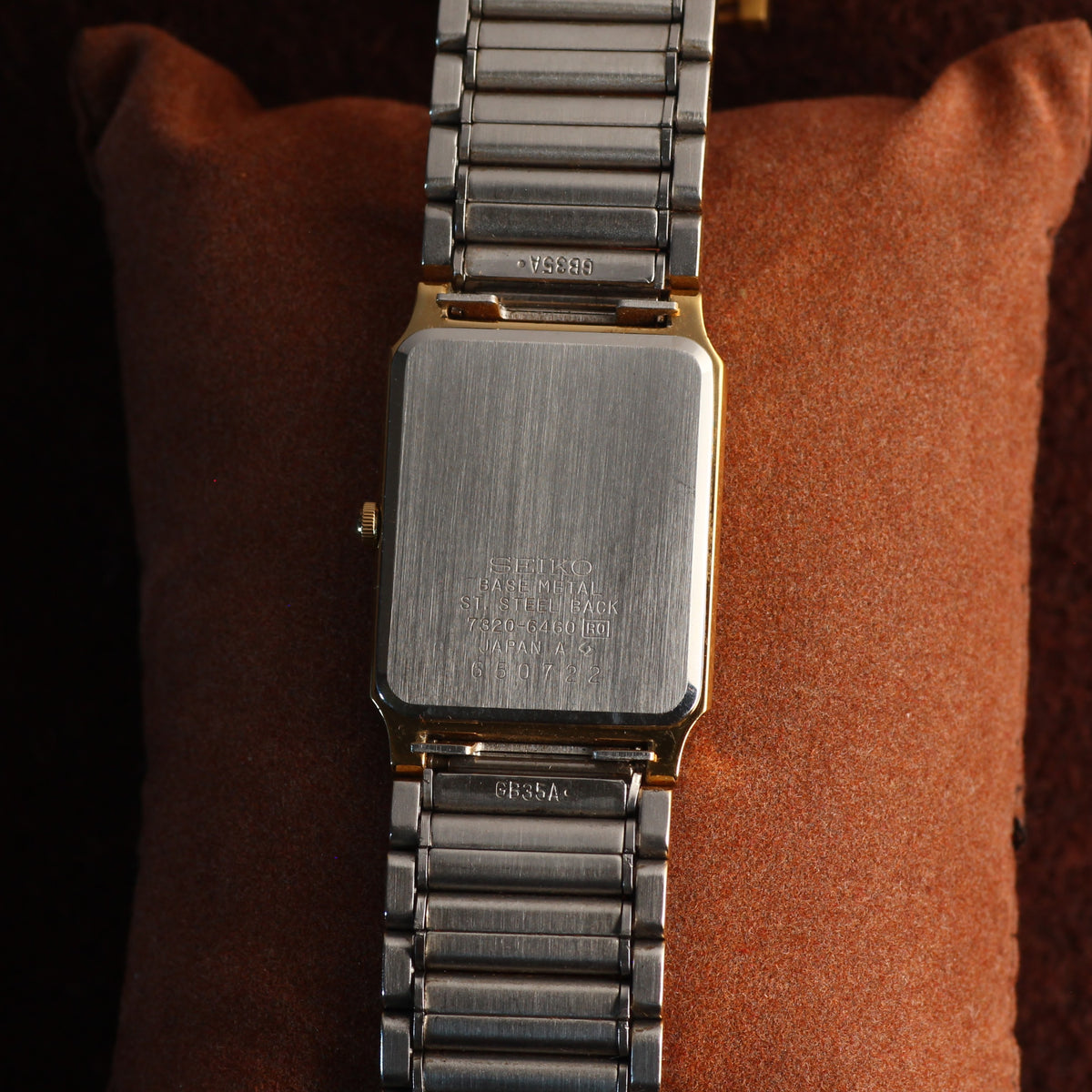 Seiko ARC ultra-thin gold dress watch 7320-6460, view 5