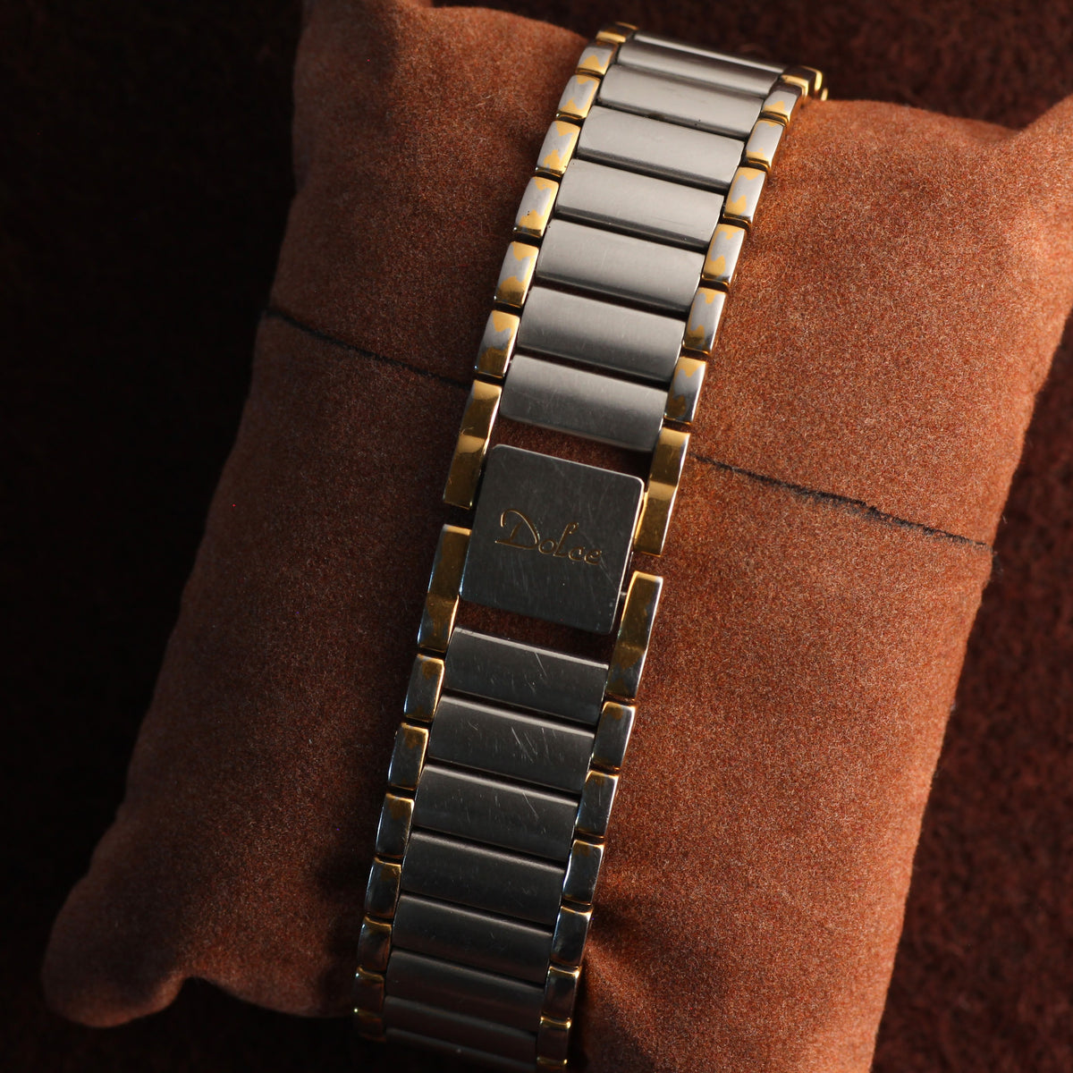 Seiko Dolce slim two-tone dress watch 5E31-6A30, view 4