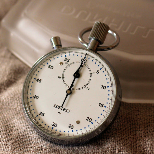1970 Vintage Seiko Stopwatch 88-5020 Mechanical Split Timer Good Cond