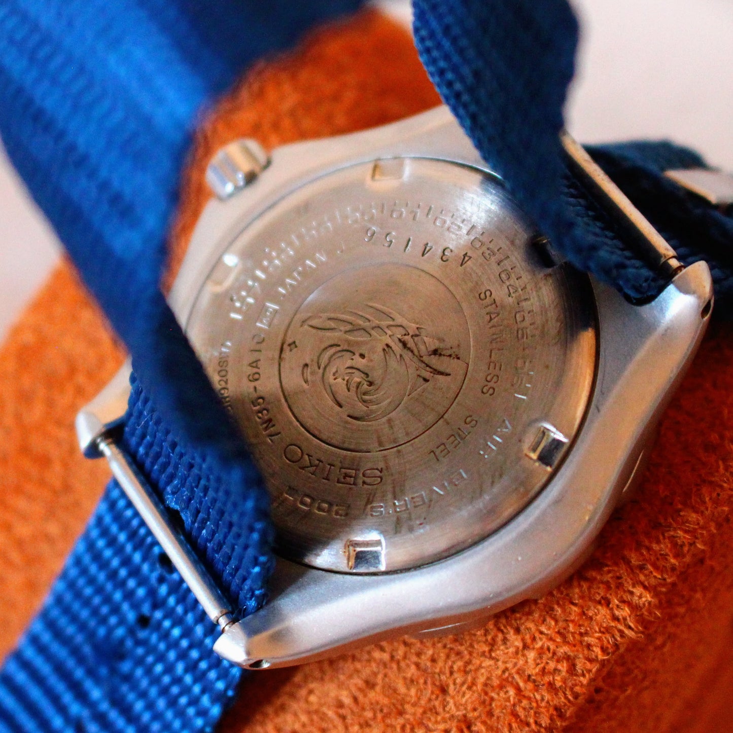 Seiko Scuba Diver 200m 'Mini Megalodon' Purple Dial - 2004 - 7N35-6A40