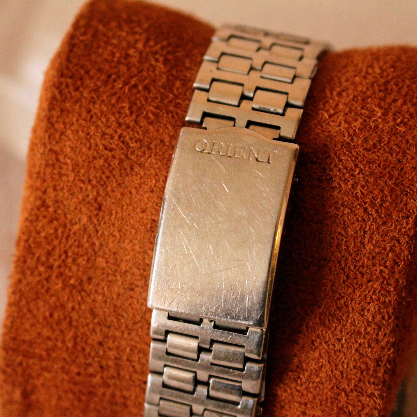 Vintage Orient Automatic Green Sunburst Dial 70s Mens Watch