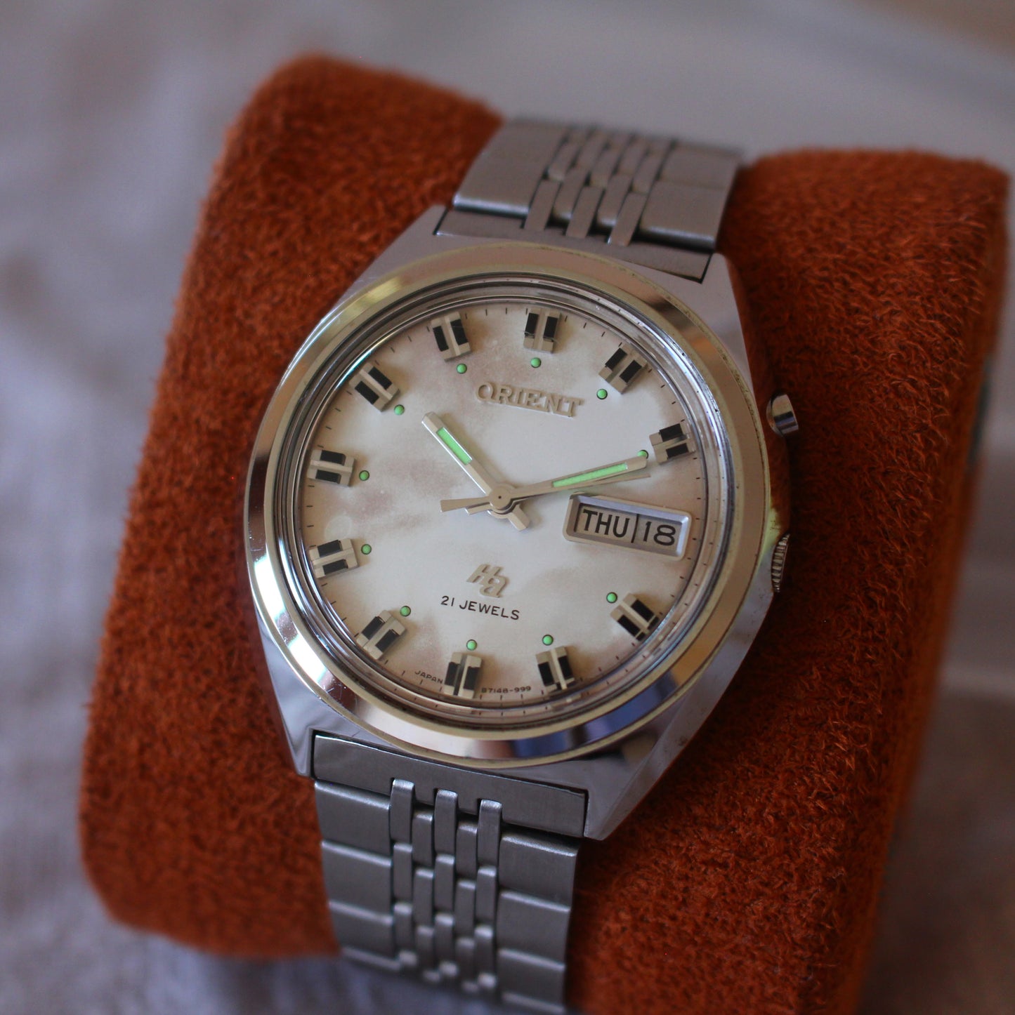 Orient HA Automatic Watch Unique Smokey Patina Dial - 70s - GS469714-8B