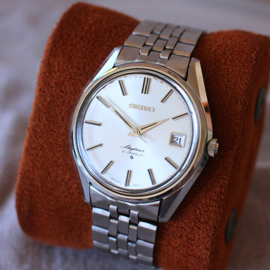 Vintage Seiko Skyliner 1970 Manual Wind Mens Watch - 6102-8000 - Great Cond