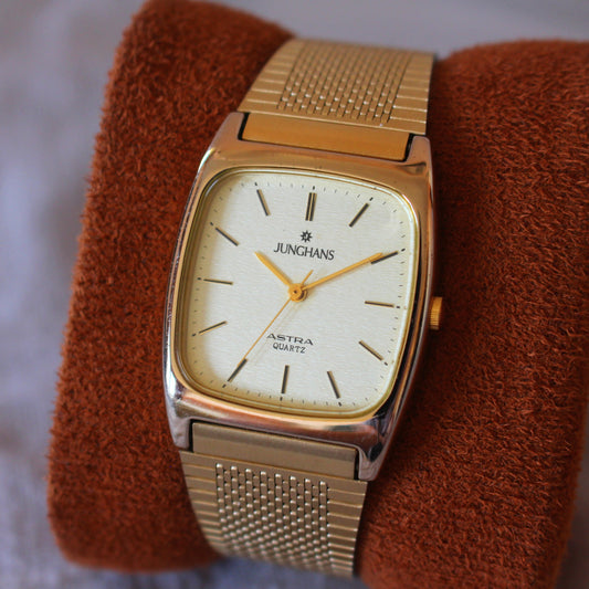 Vintage 80s Junghans Astra German Quartz Dress Watch - 80s - 9GM5W4-40