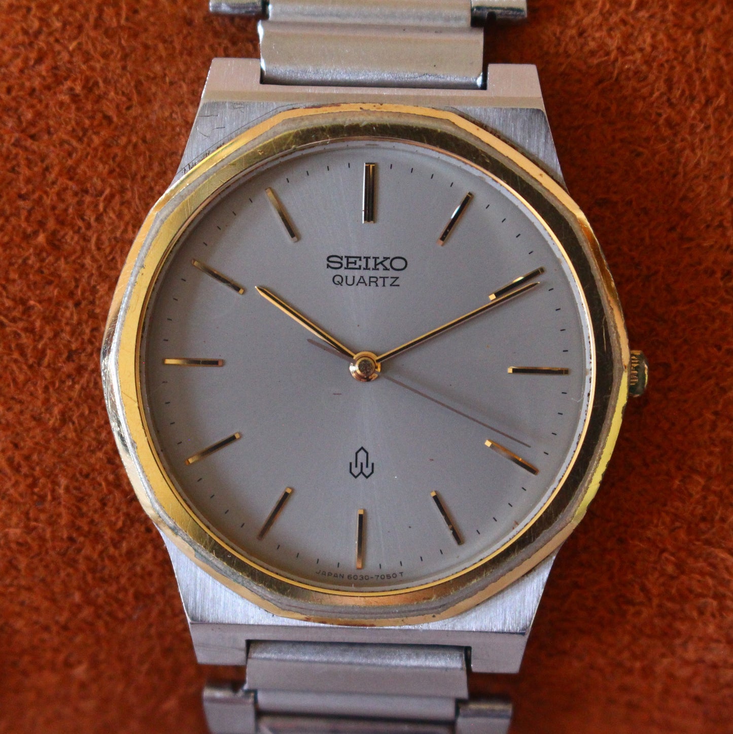 Vintage Seiko High Accuracy Quartz Two Tone Watch - 1990 - 6030-7060