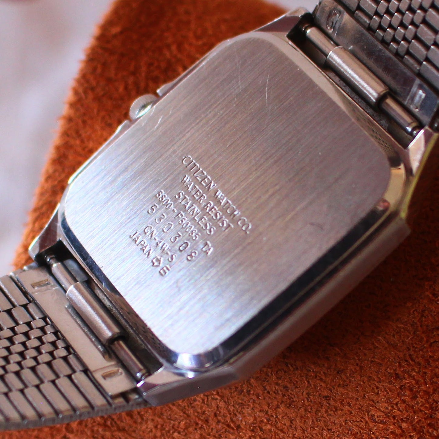 Citizen Forma Quartz Watch 90s Silver Tone White Dial Day-Date Great Cond