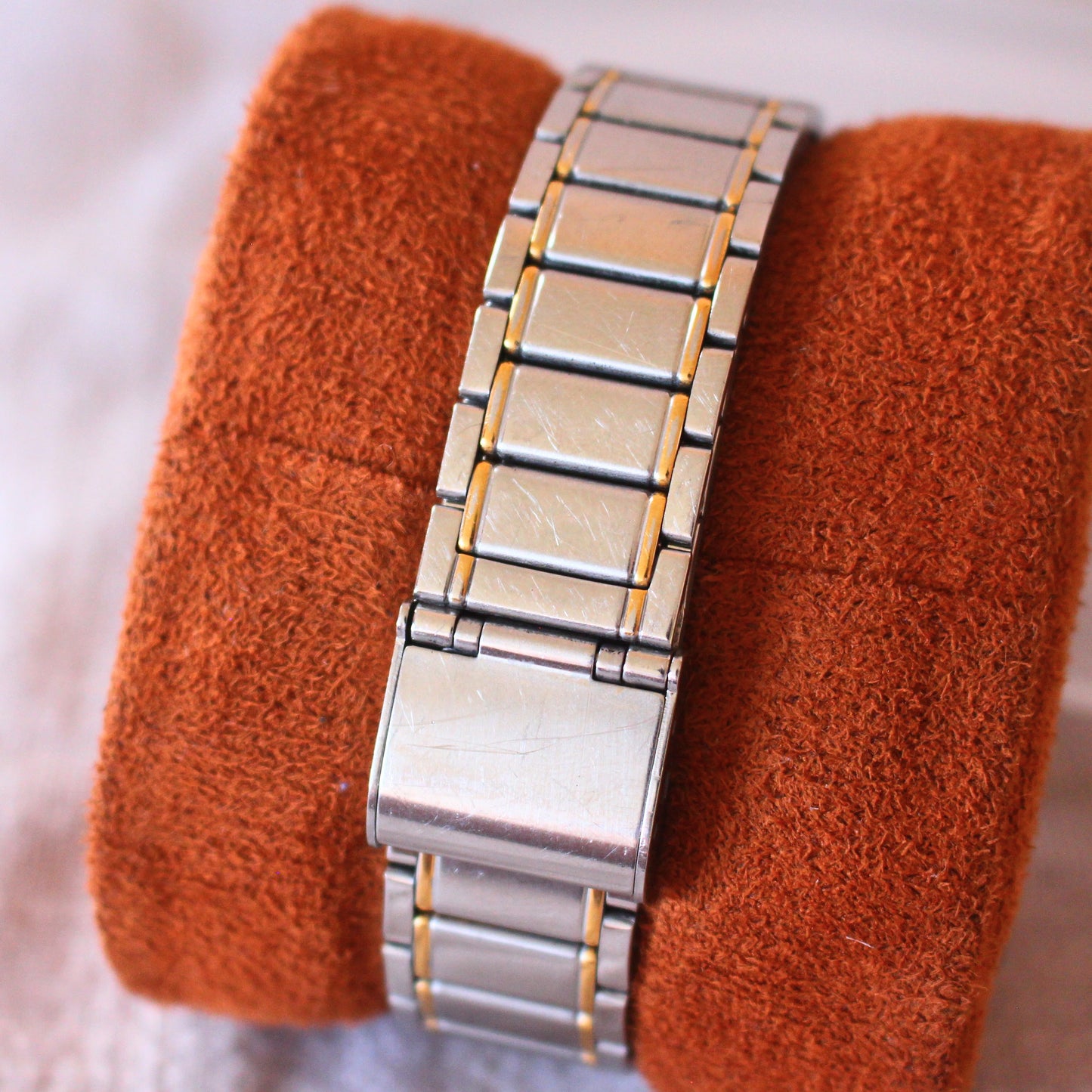 Seiko Dolce Ultra Thin Two Tone Retro Tank Dress Watch - 1992 - 9521-5020