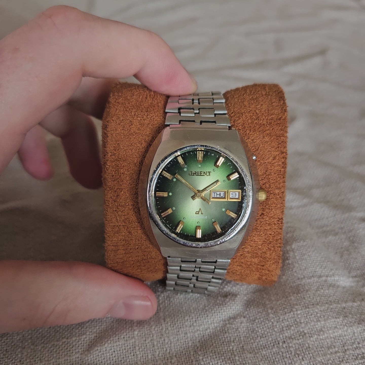 【ORIENT】810305-40 スーパースリム 80's ヴィンテージ Orient Square Watch, Vintage Orient Watch, Automatic Watch